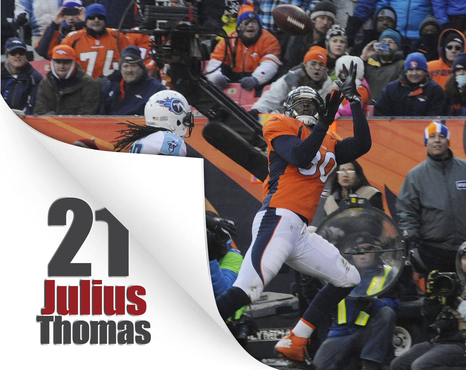 Touchdown catches by Peyton Manning's receivers